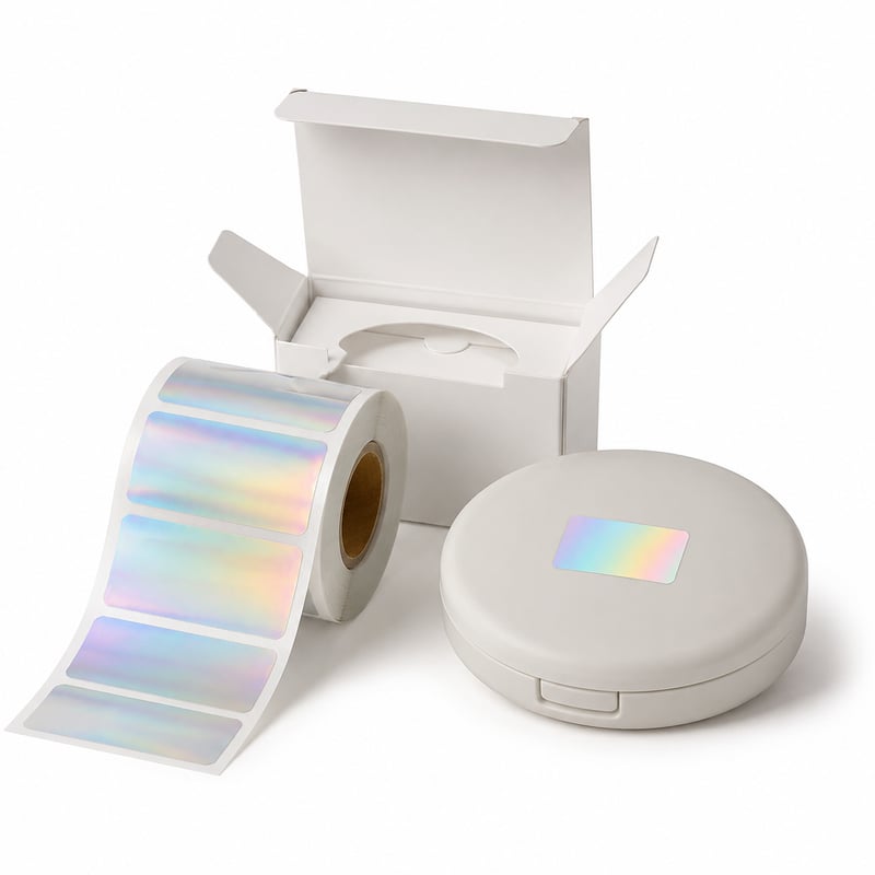 ホログラム化粧品ラベル